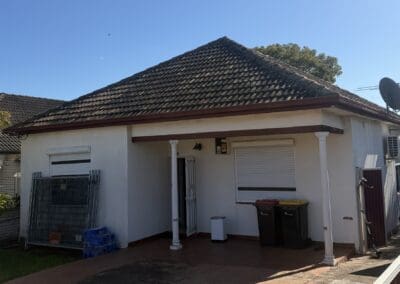 Bexley home with a tiled roof before asbestos removal