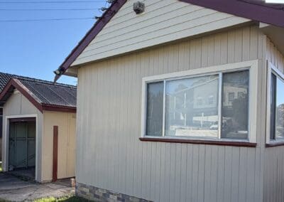 Fibro clad house in Stanwell Tops before asbestos removal